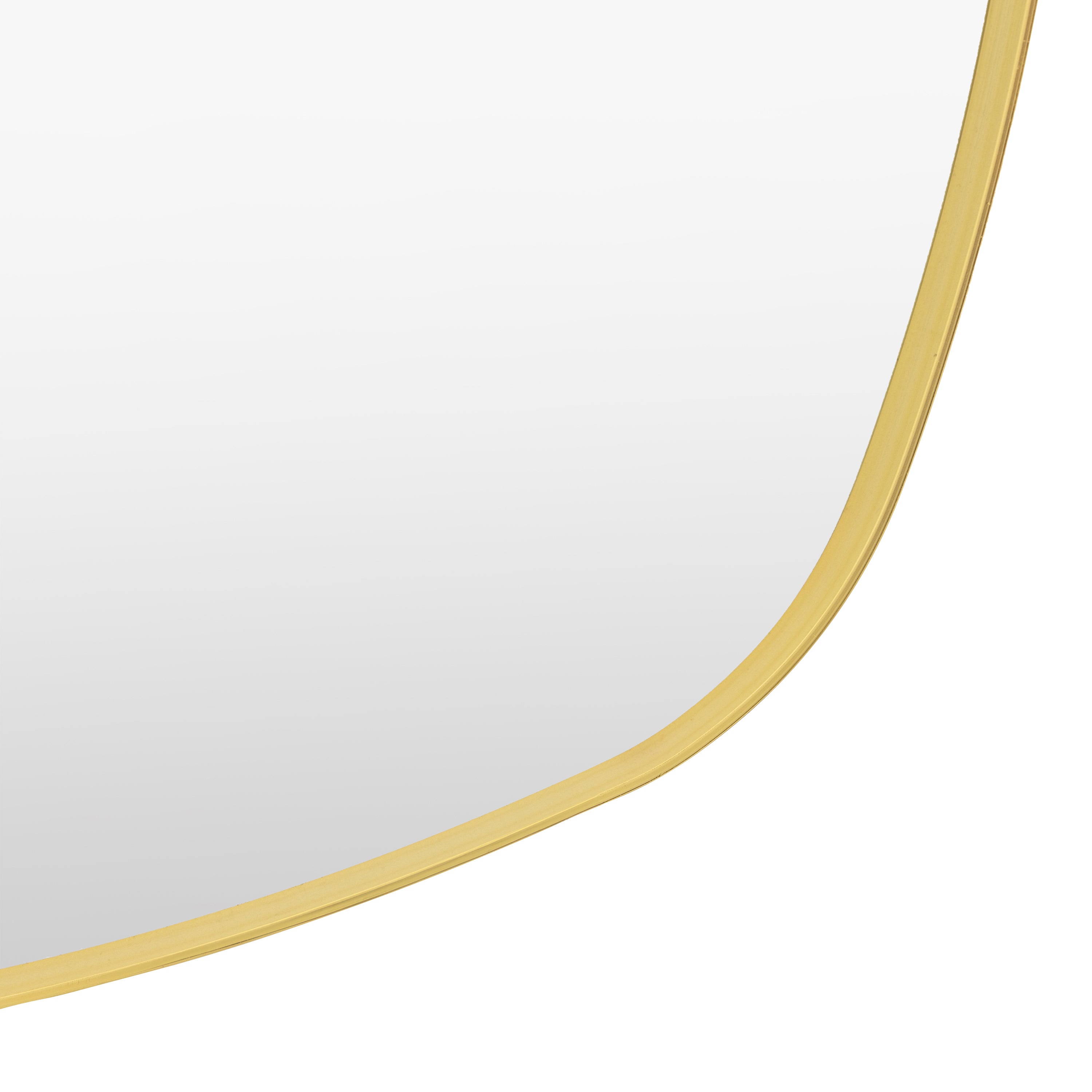 Claude Gold Pebble Wall Mirror